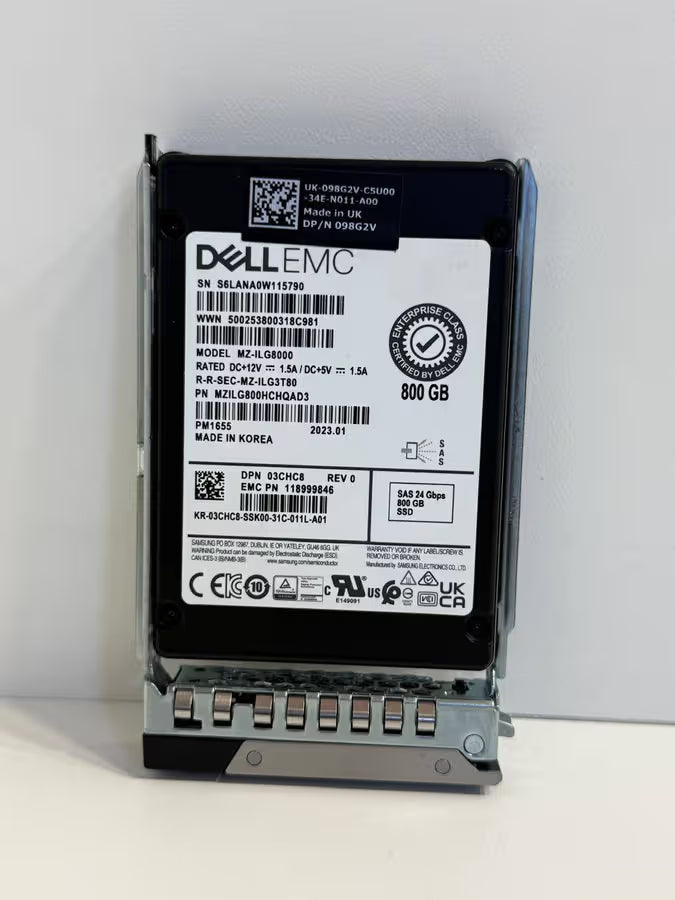 Dell 800GB SAS SSD – 12Gbps | 2.5" Enterprise Server SSD