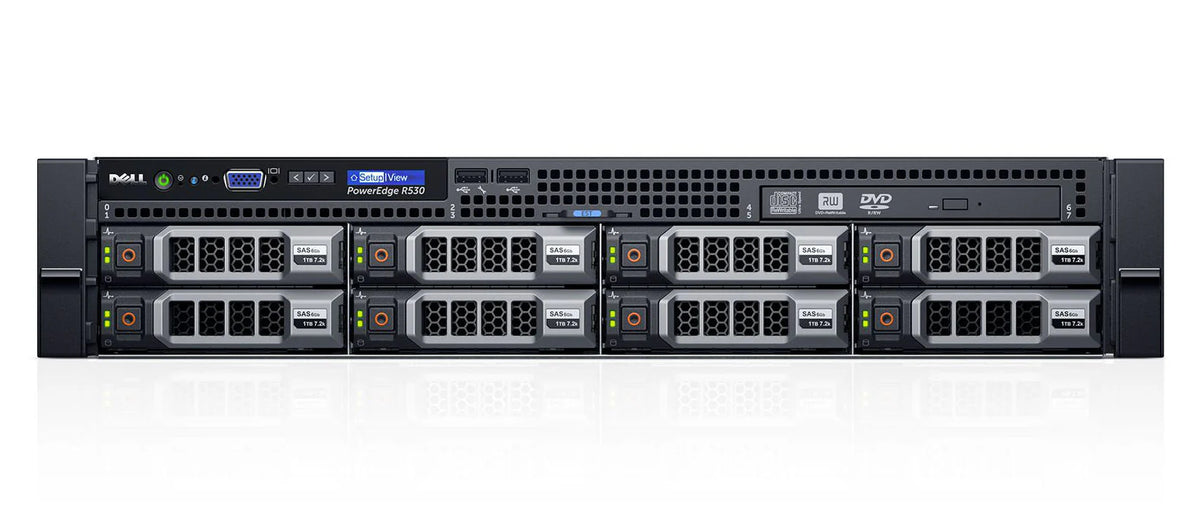 Dell PowerEdge R530 Server – 10-Core Xeon | 64GB DDR4 RAM | RAID Controller | 8TB SAS Storage