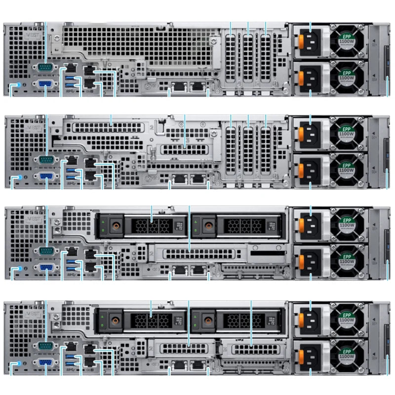 Dell PowerEdge R740xd 12-Bay LFF Server – 2× Xeon Gold 20-Core | 256GB DDR4 | 36TB HDD + 960GB SSD