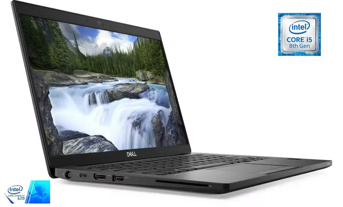 Dell Latitude 7390 - Intel Core i5 8th Gen 8GB 256SSD (Brand New Battery)