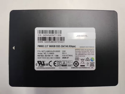 Samsung PM883 960GB SSD 2.5" SATA III 6Gbps