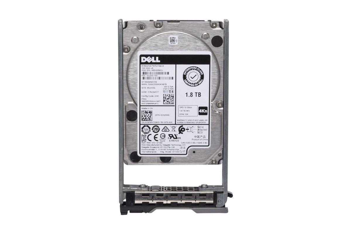 Dell 1.8TB SAS 10K 12Gbps Hard Drive – 2.5″ Enterprise HDD