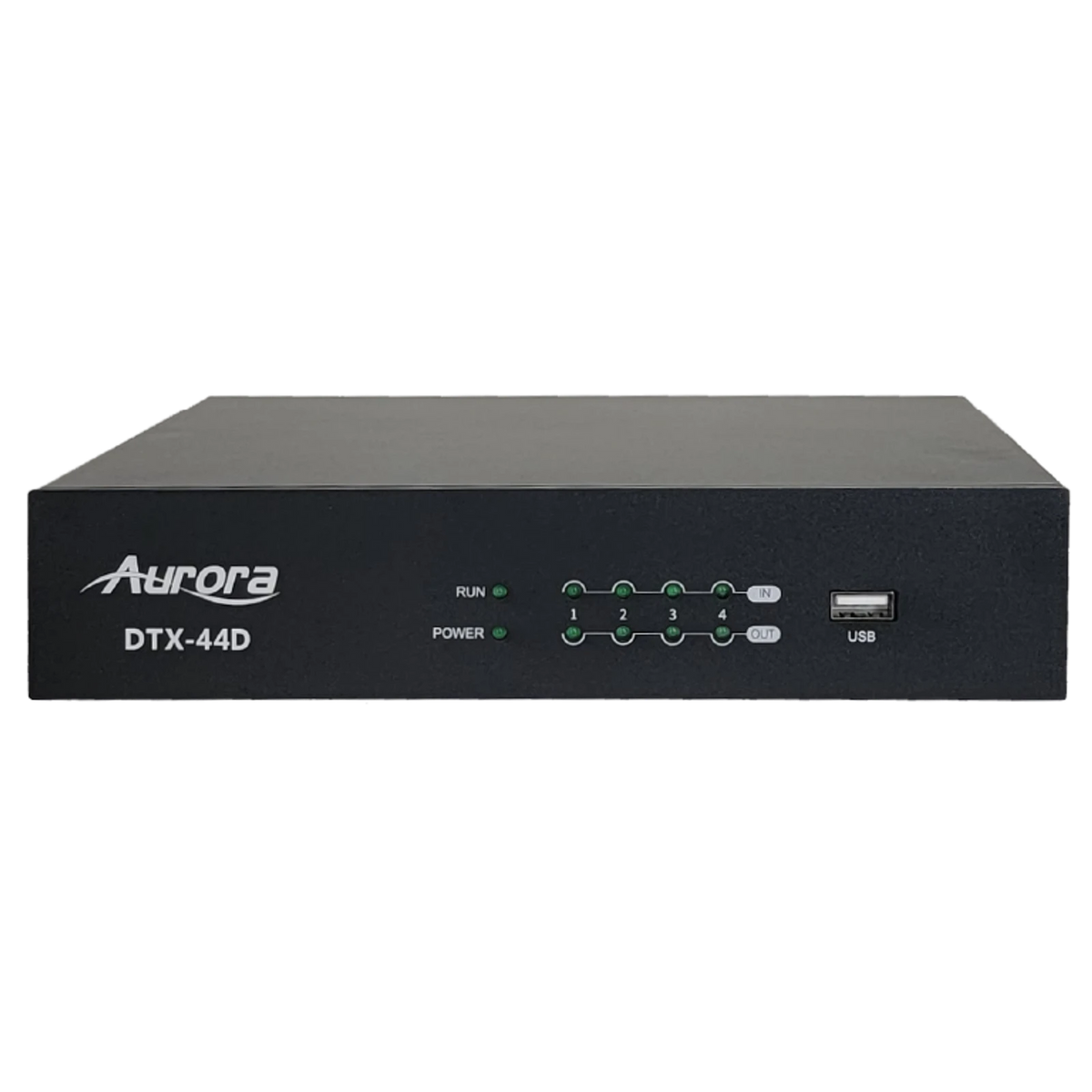 Aurora Multimedia DTX-44D – 4×4 Dante Audio DSP with 4×4 Analog I/O | Brand New