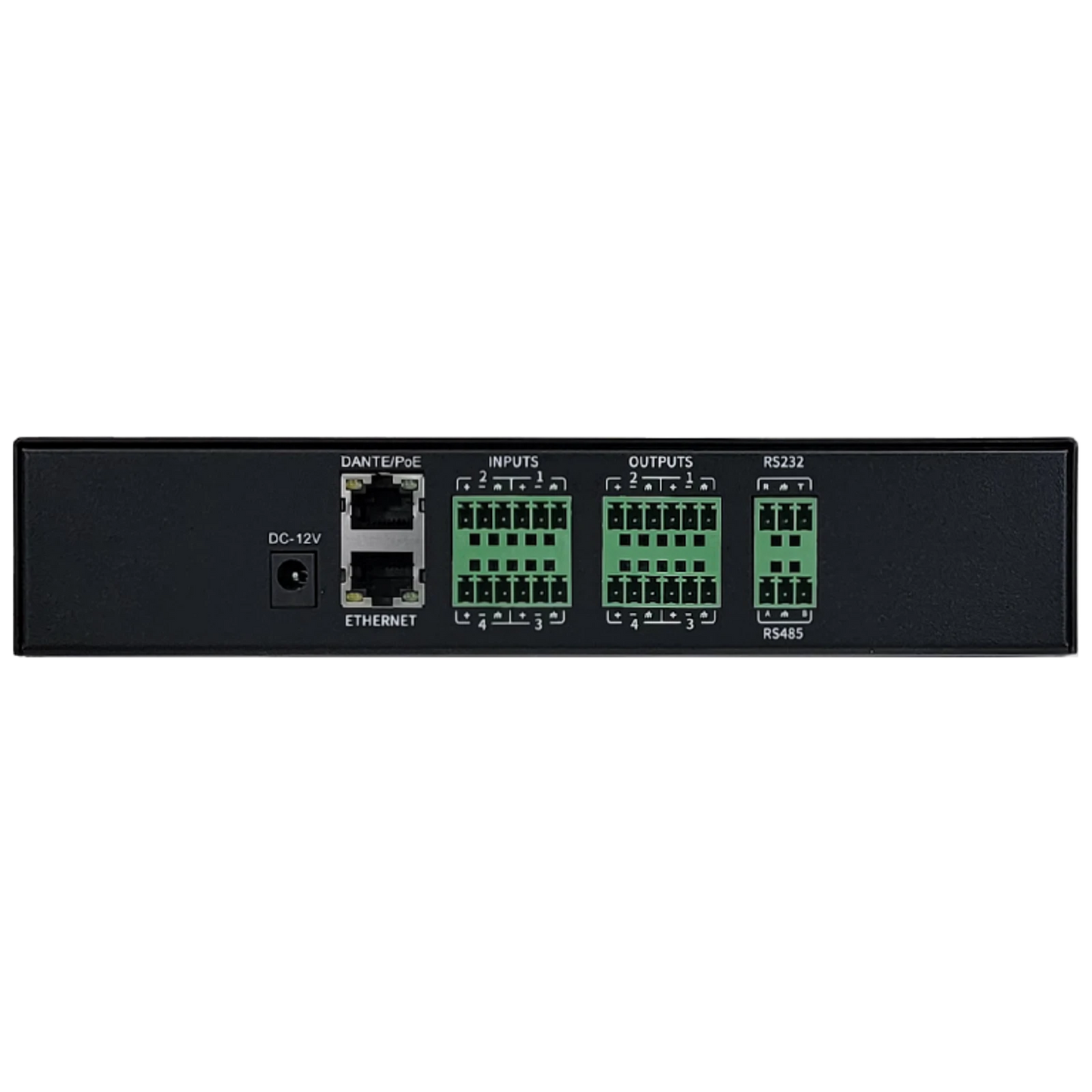 Aurora Multimedia DTX-44D – 4×4 Dante Audio DSP with 4×4 Analog I/O | Brand New