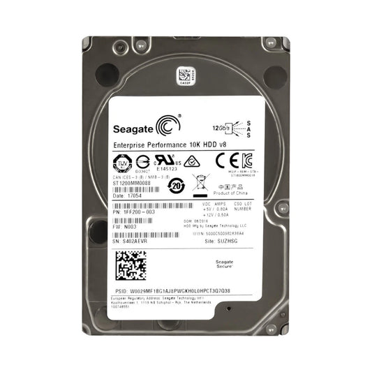 Seagate 1.2TB 10K 128MB SAS-3 2.5" Enterprise Hard Drive