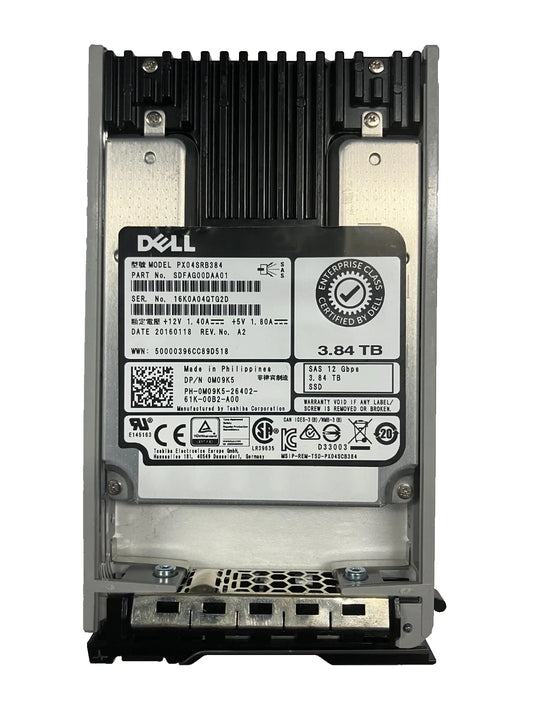 Dell 3.84TB SAS SSD – 12Gbps | 2.5" Enterprise SSD